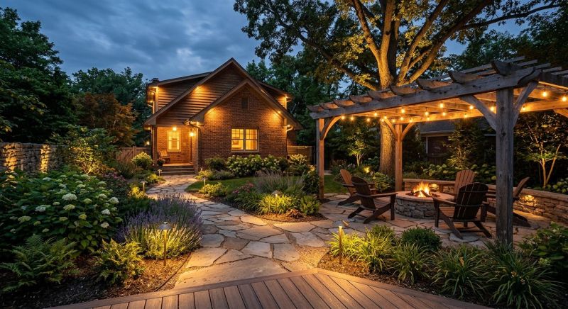 Backyard Lighting Service in Kansas City, KS