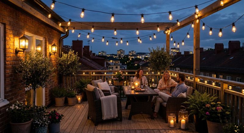 Courtyard Light Installation in Kansas City, MO
