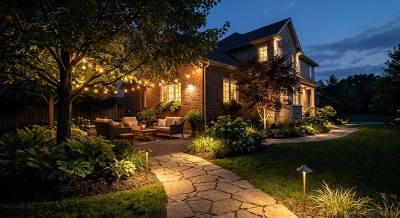 Garden Lighting Installation in Alpharetta, GA