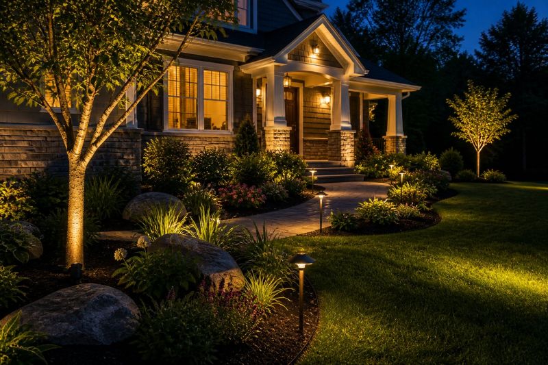 Sidewalk Lighting Installation in Utah County, UT