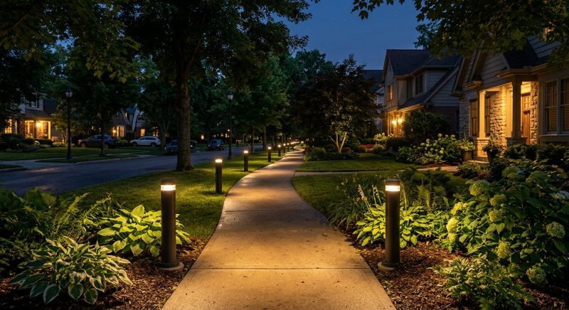 Walkway Lighting Installation in Heber City, UT